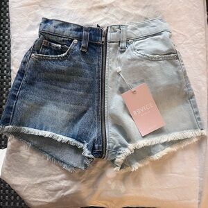 Revice Yin Yang Jean Shorts size 24
